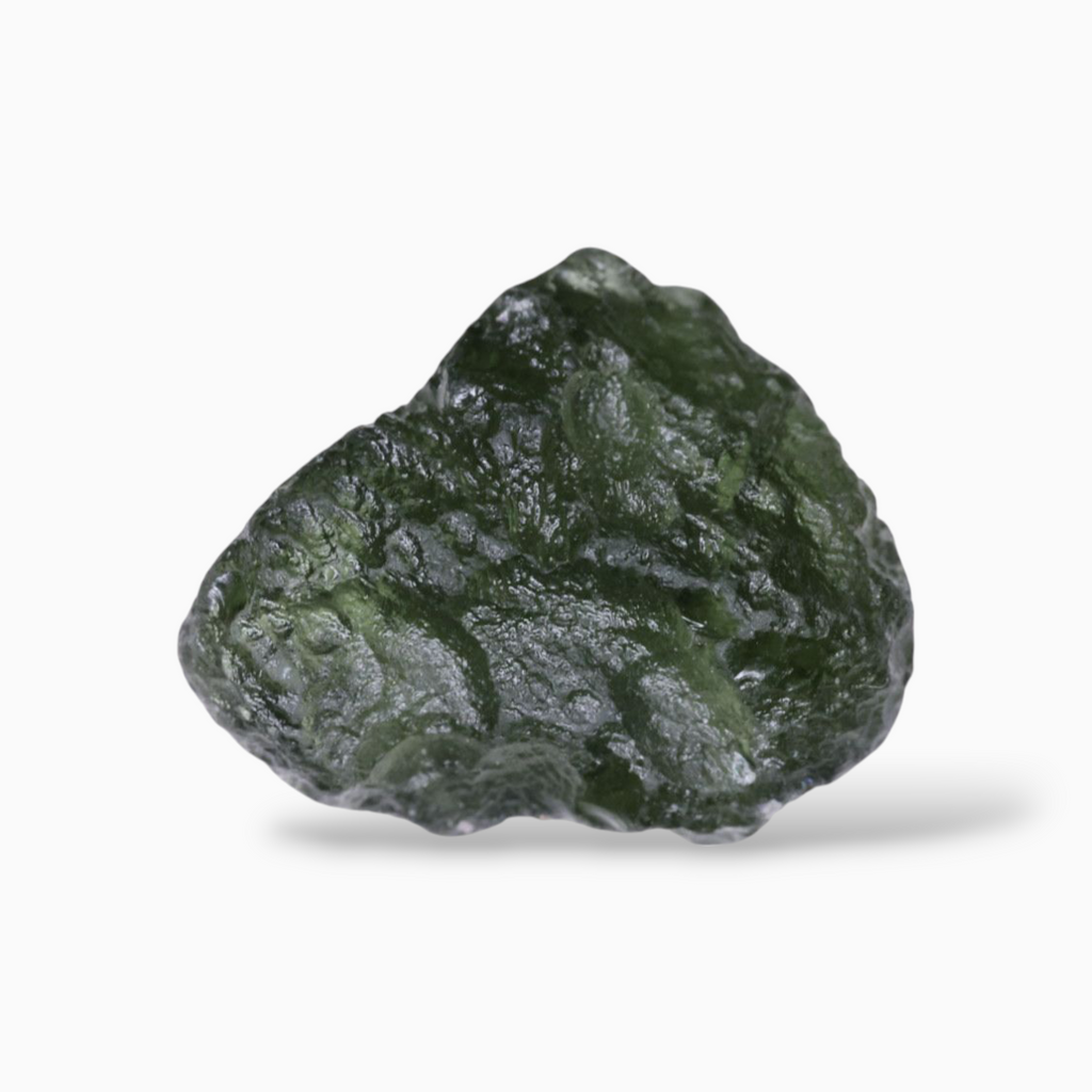 Real Green Moldavite Rough For Sale 8.56 Carats Rough Shape