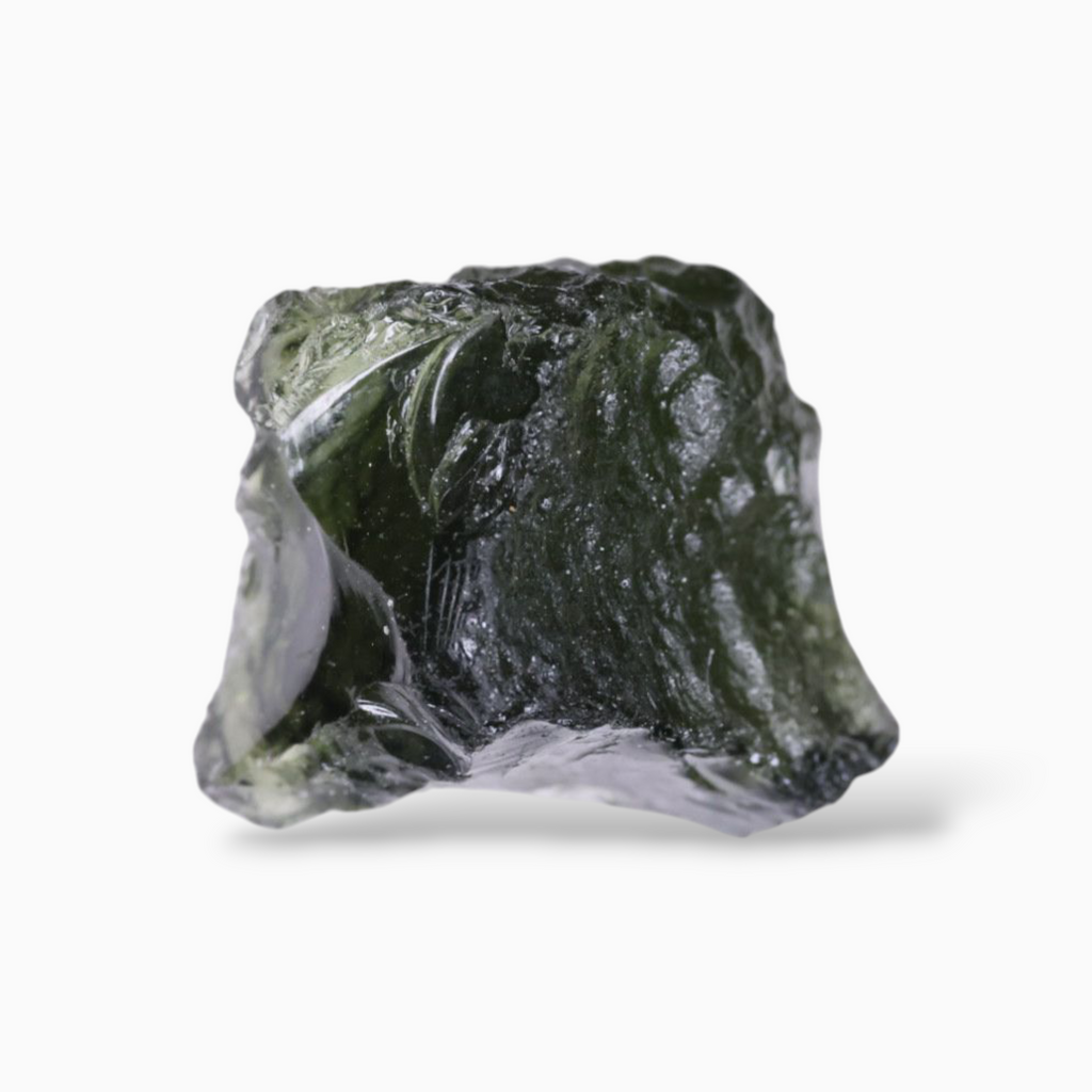 Buy Natural  Raw Moldavite For Sale 6.47 Carats Rough Shape