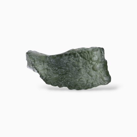Raw Moldavite Crystal For Sale 2.44 Carats Rough Shape