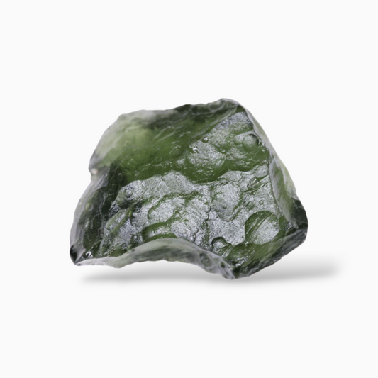 Raw Moldavite For Sale 8.08 Carats Rough Shape