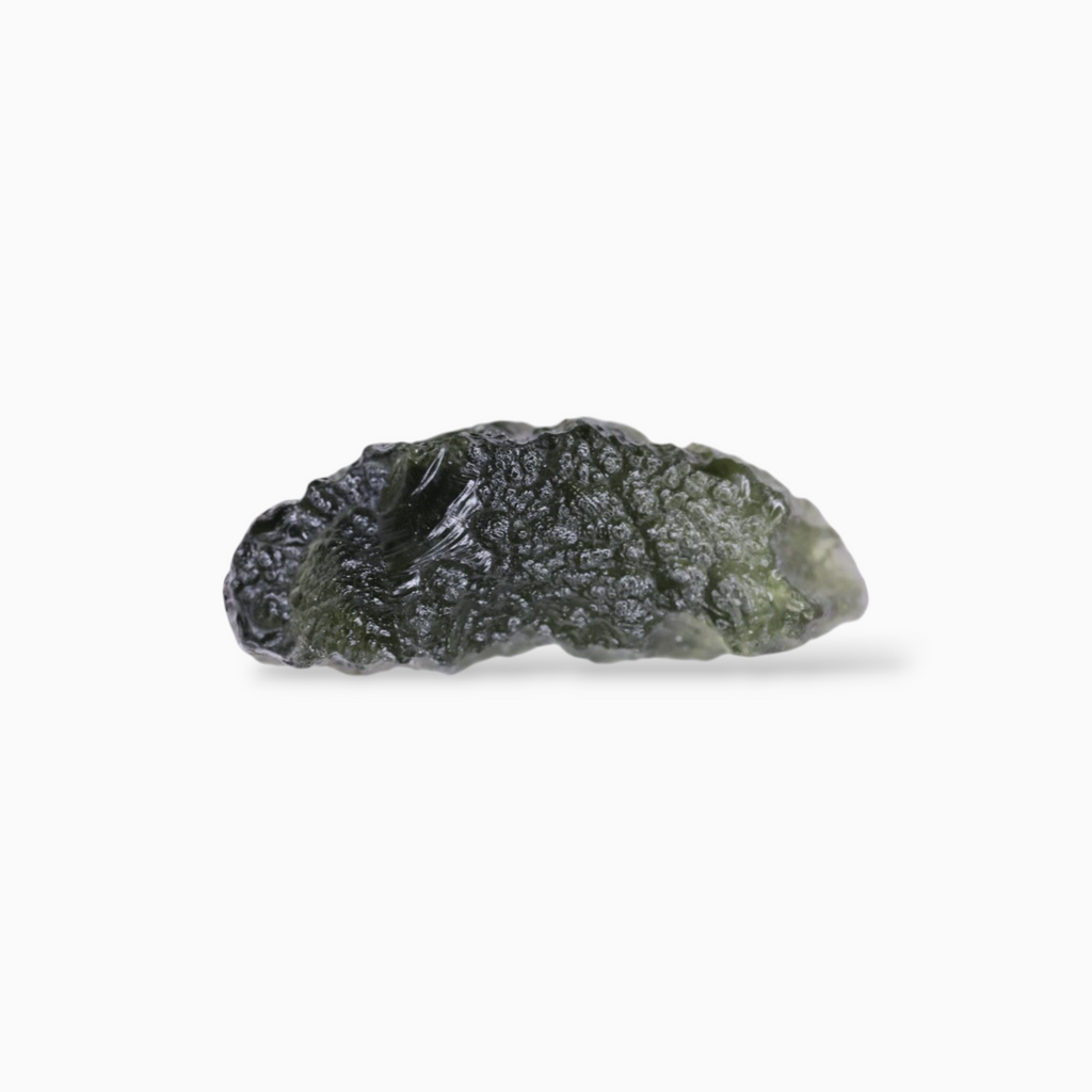 Green Moldavite Raw Real For Sale 4.30 Carats Rough Shape