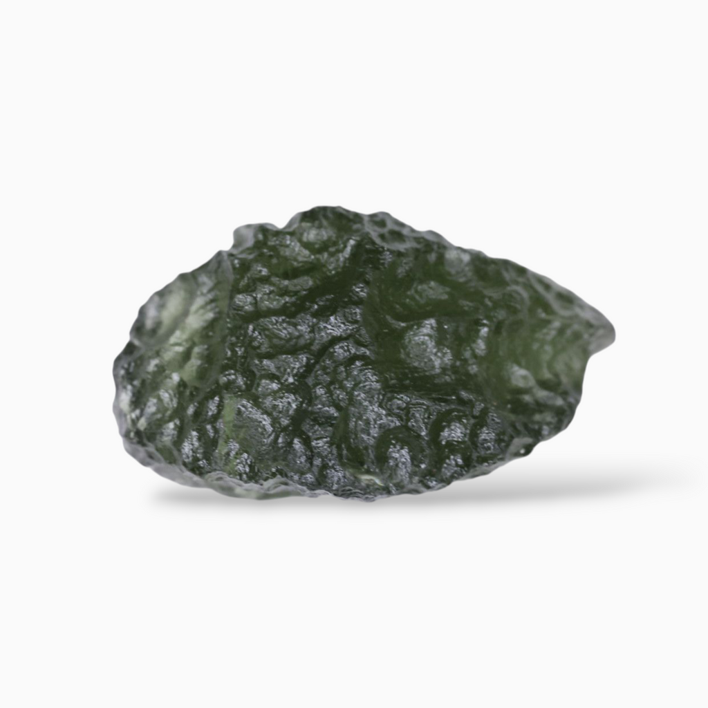 Green Moldavite Rough Real For Sale 6.22 Carats Rough Shape
