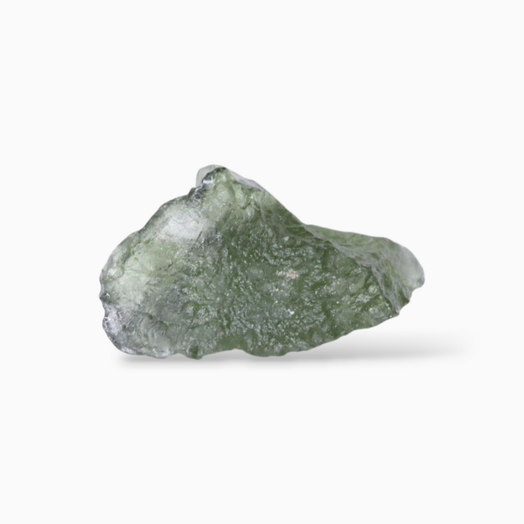 Raw Moldavite Crystal For Sale 2.44 Carats Rough Shape