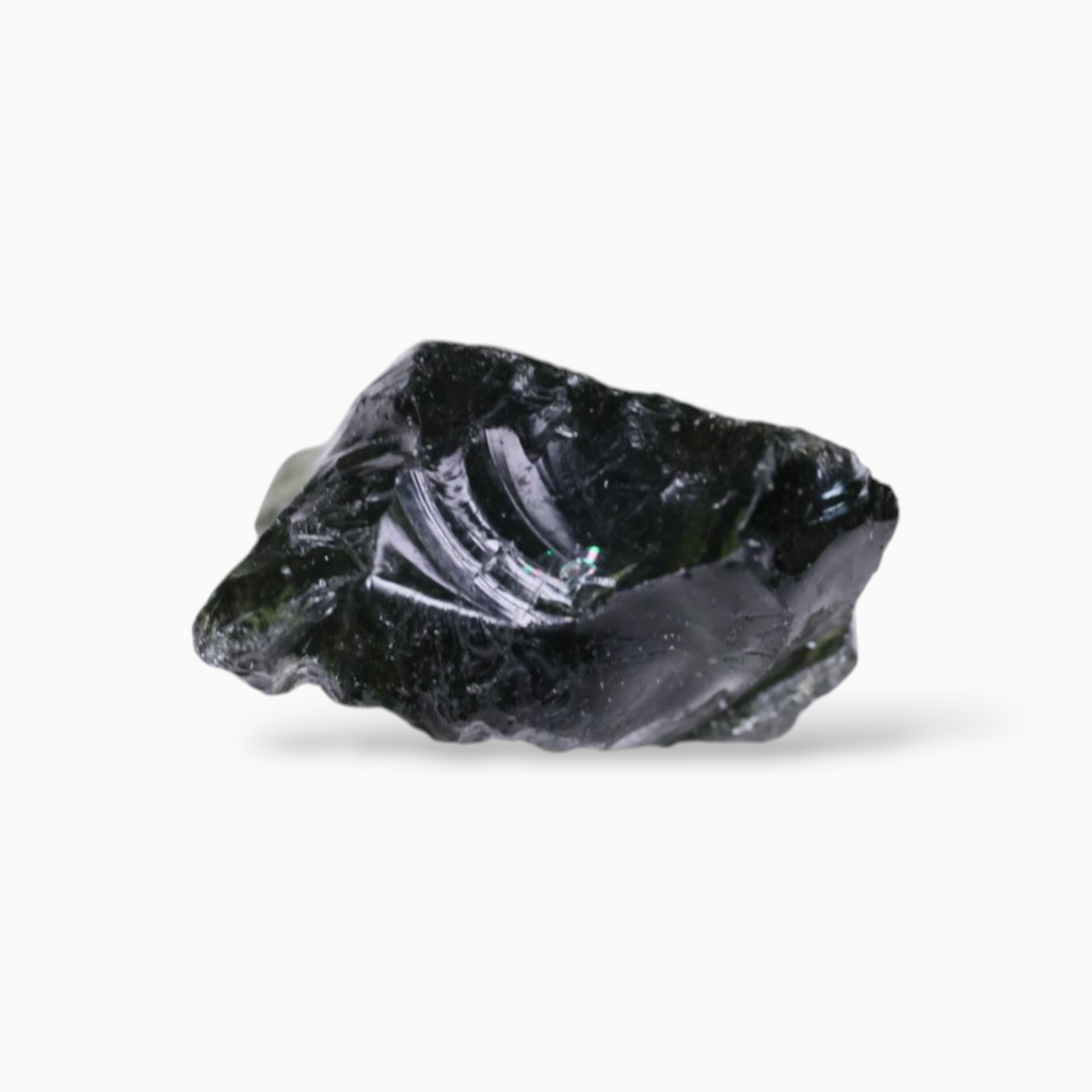 Buy Natural  Raw Moldavite For Sale 6.47 Carats Rough Shape