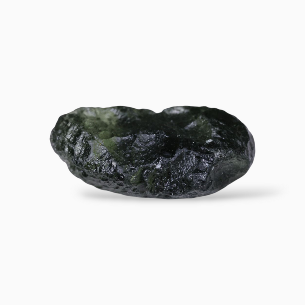 Real Green Moldavite Rough For Sale 8.56 Carats Rough Shape