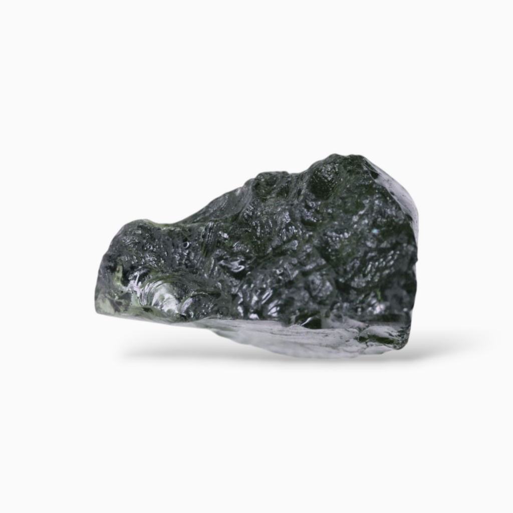Buy Now Raw Moldavite For Sale 6.66 Carats Rough Shape