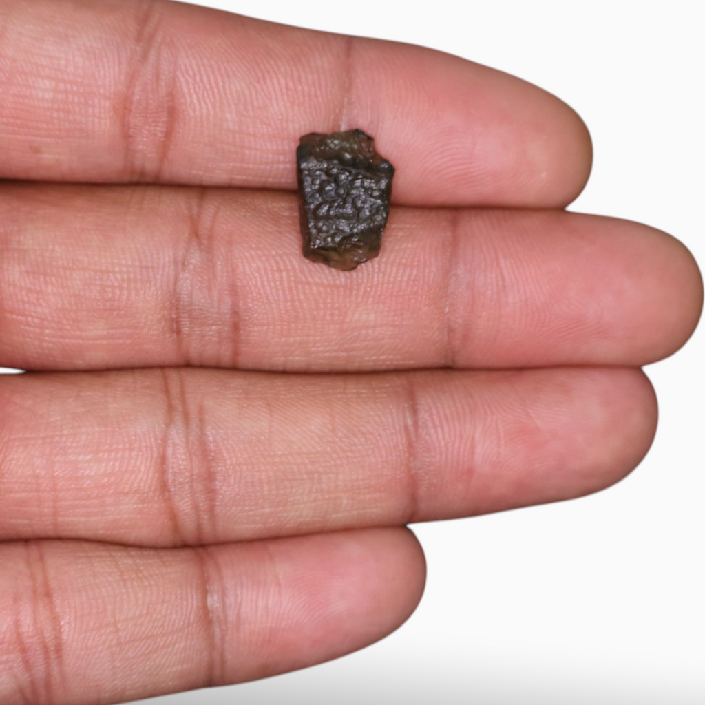 Buy Moldavite Gemstone For Sale 3.97 Carats Rough Shape