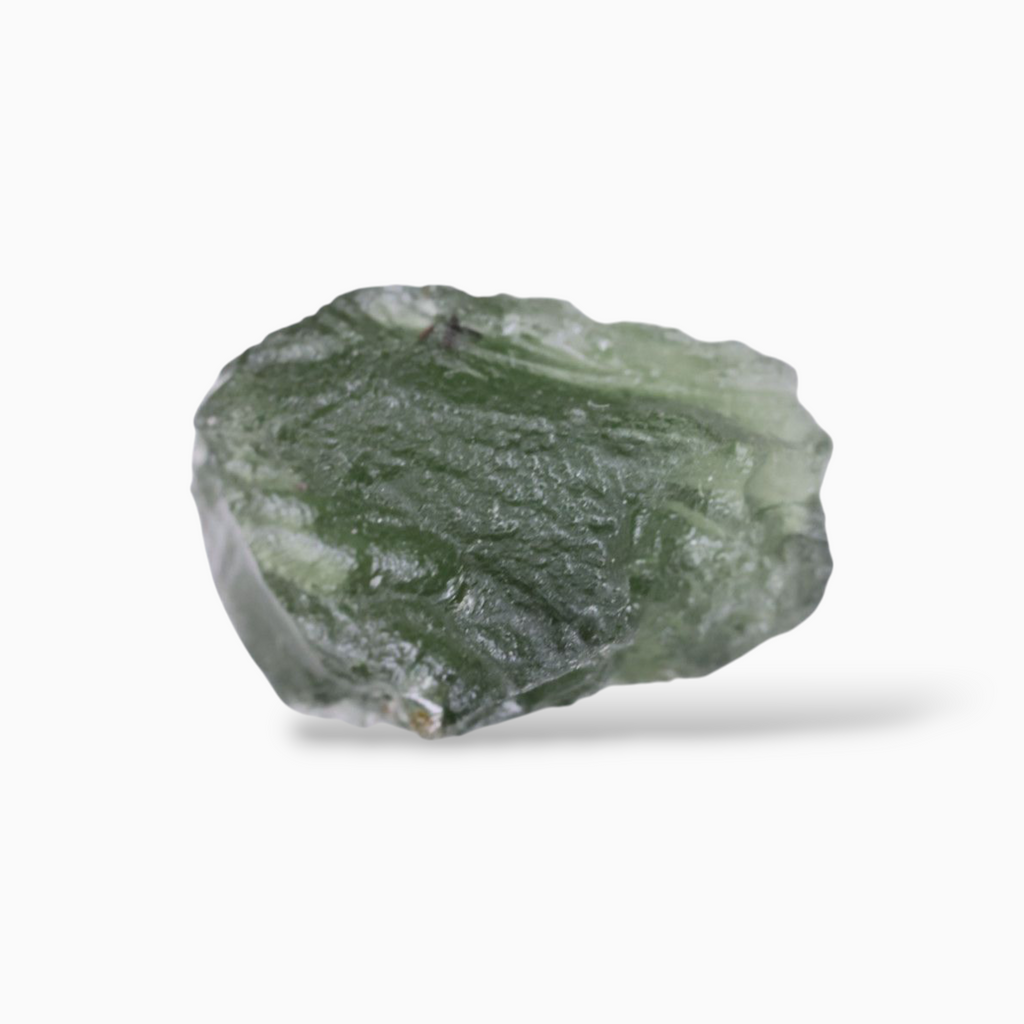 Buy Natural Green Moldavite For Sale 4.02 Carats Rough Shape