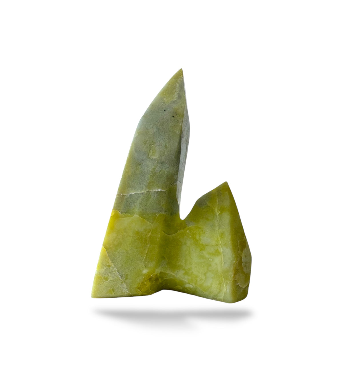 Natural Serpentine Rock Crystal Tower Shape