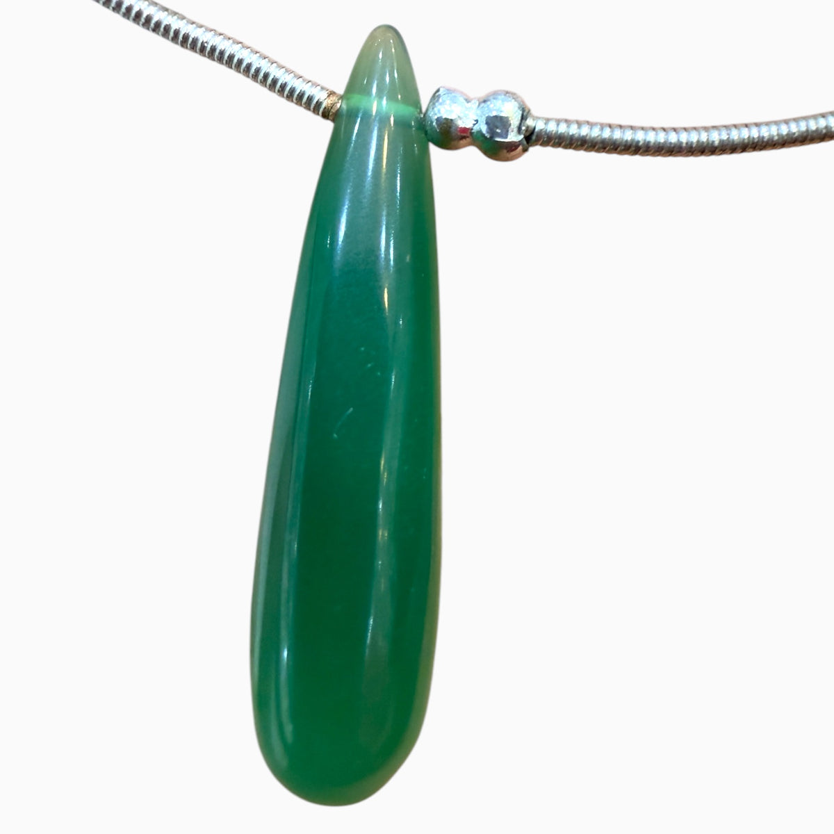 Green Onyx Long Drops for Jewellery Frm 5 - 25 Carats 5 - 50 mm