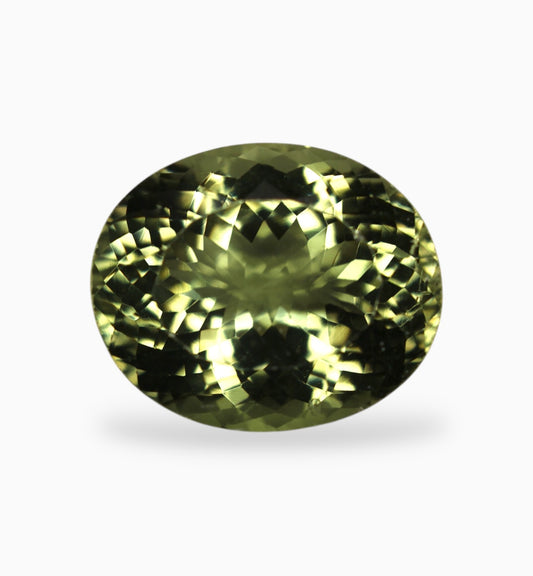 Green Tourmaline Oval Shape 7.05 Carats Size 13.5x12.1mm