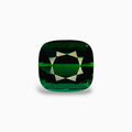 Green Tourmaline Stone 5.71 Carats Cushion Cut 9.7x9.3 mm