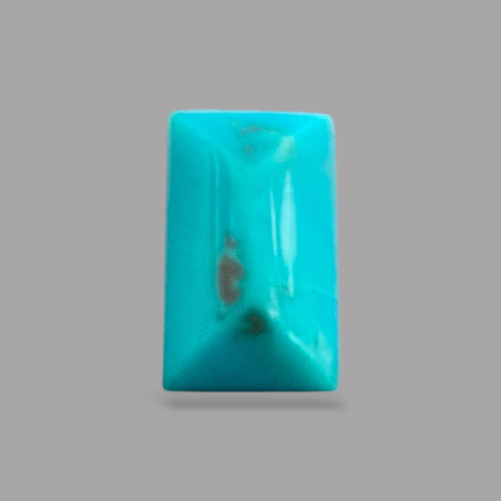 Green Turquoise 1.91 Carats 8 x 5.1 x 5.4 mm in Cushion