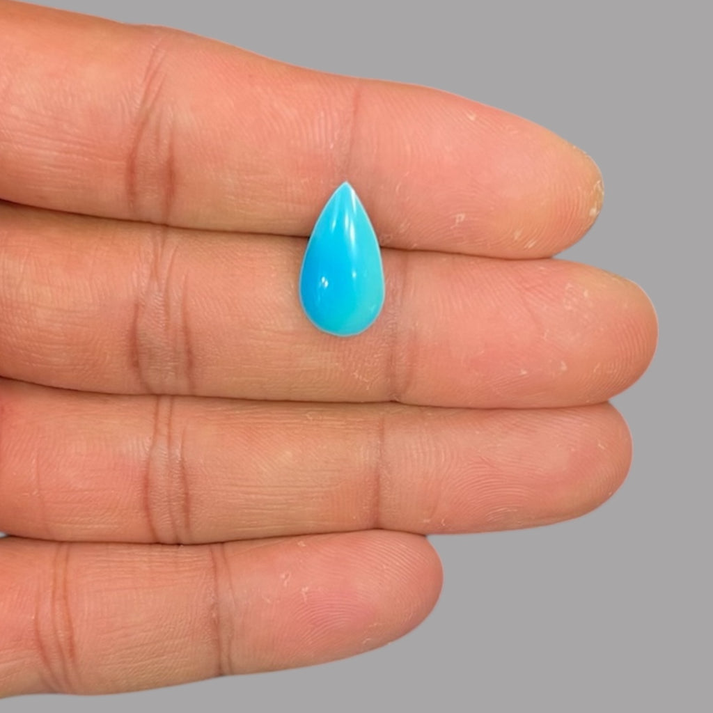 Green Turquoise 2.61 Carats 16 x 8.9 x 3.2 mm in Pear