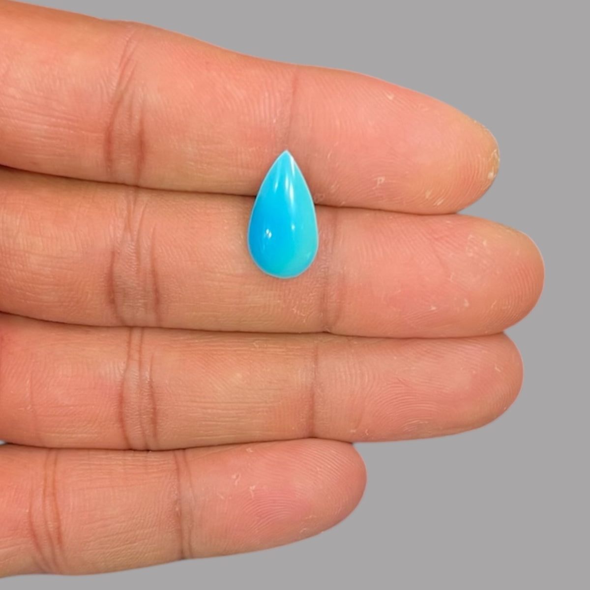 Green Turquoise 2.61 Carats 16 x 8.9 x 3.2 mm in Pear