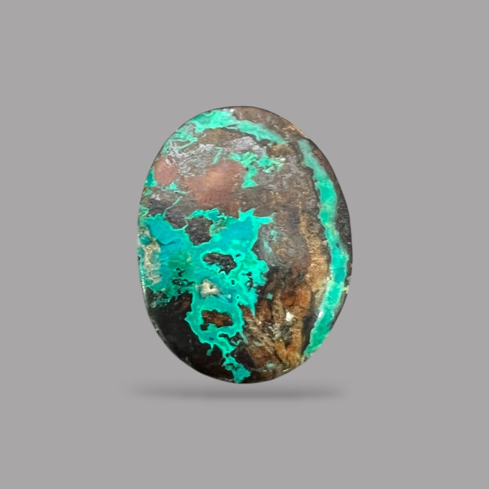 Green Turquoise 26.91 Carats 26.2 x 20.2 x 5.8 mm in Oval