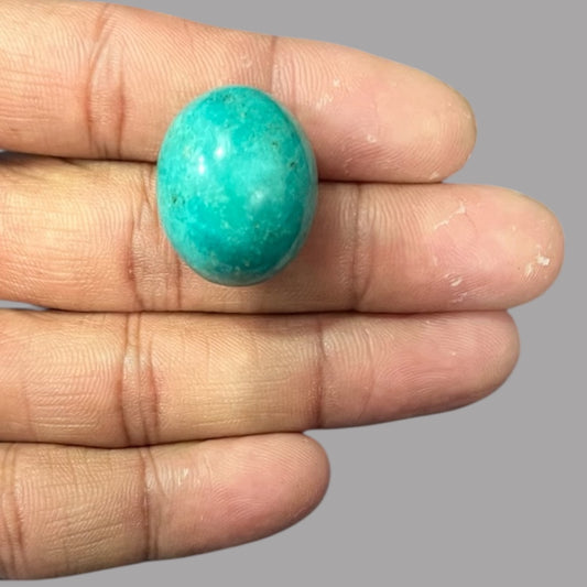 Green Turquoise 40.47 Carats 24.5 x 19.6 x 14 mm in Oval