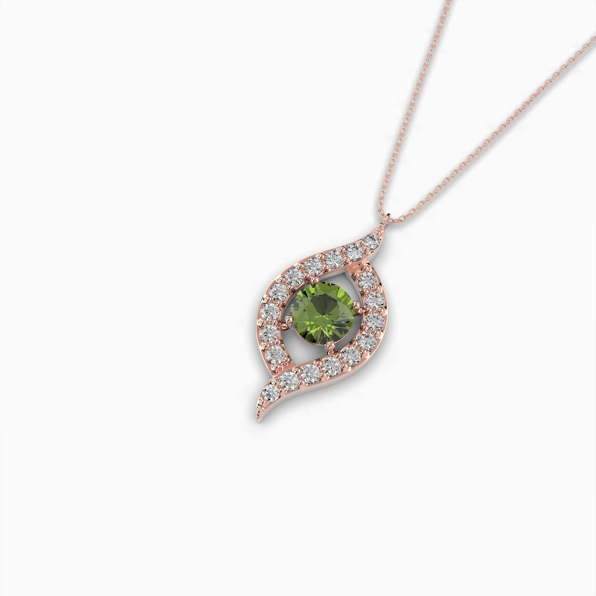Green Amethyst Pendant - Camila