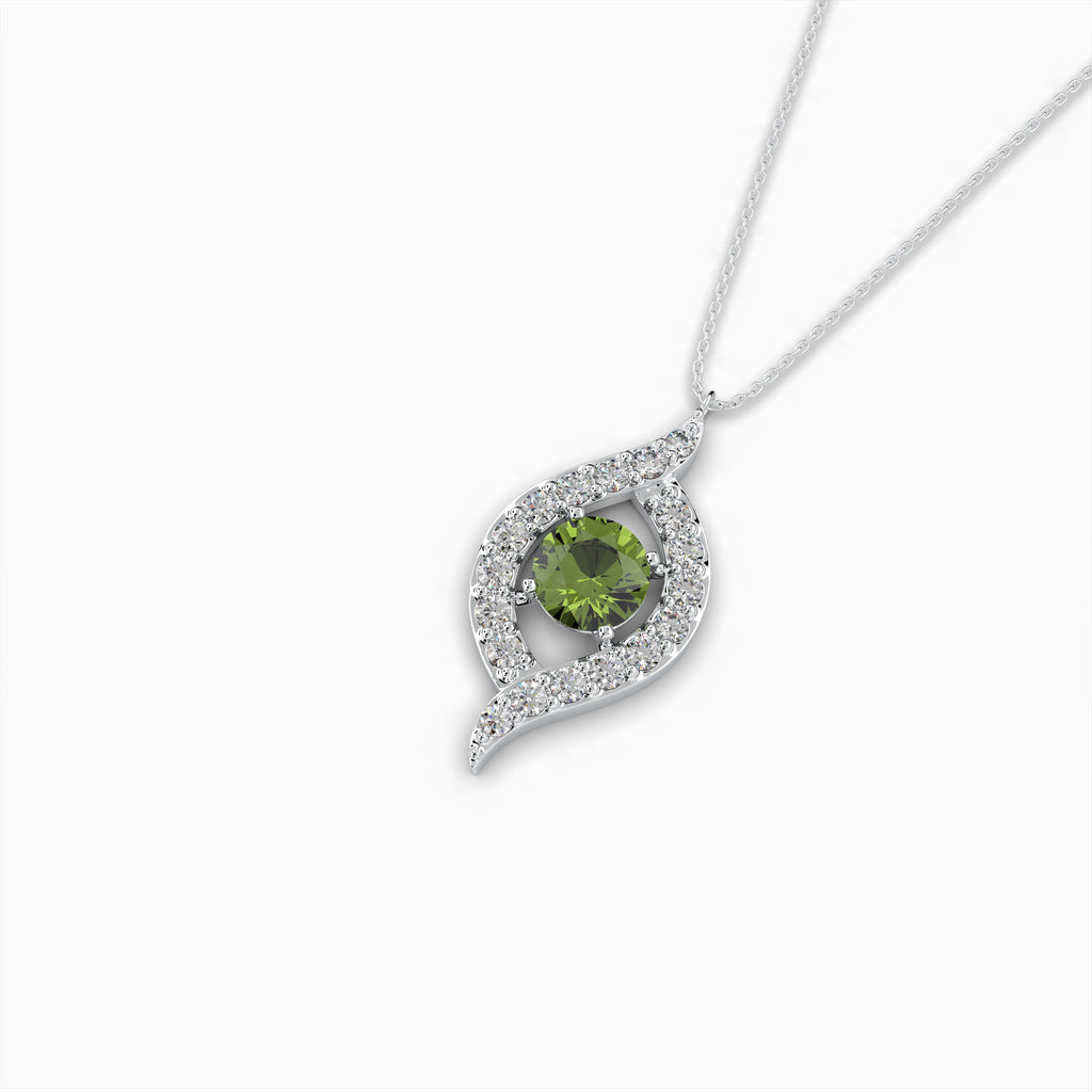 Green Amethyst Pendant - Camila