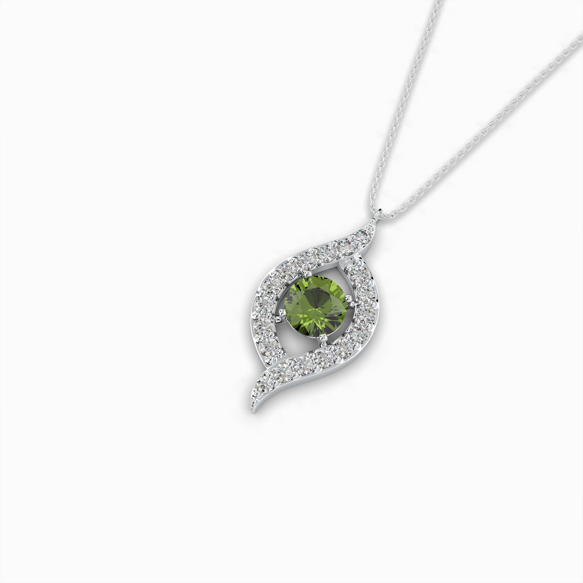 Green Amethyst Pendant - Camila