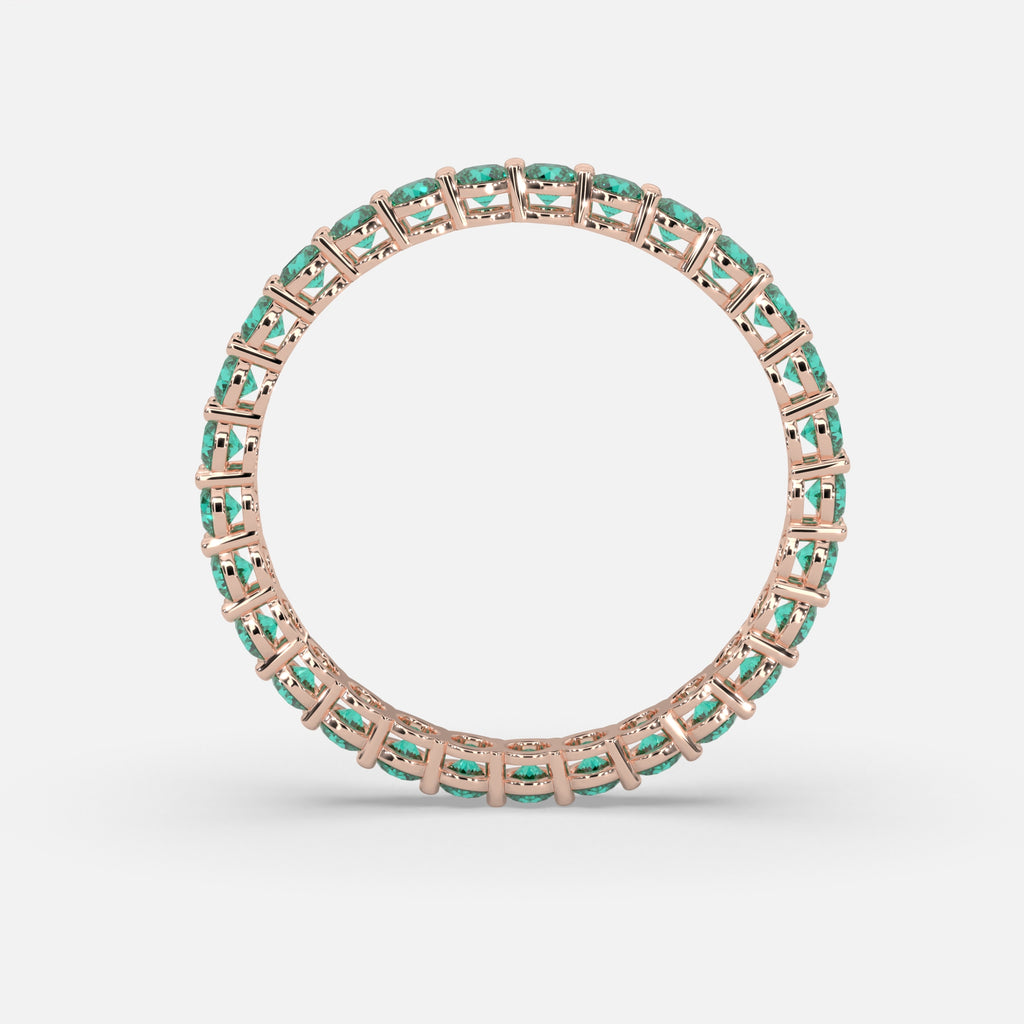 Hayat  Emerald Ring 18k Rose Gold