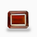 Natural Hessonite Stone 5.13 Carats Emerald Cut 10x8 mm