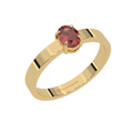 Hessonite Garnet Ring  Arzhang 18K Yellow Gold