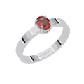 Hessonite Garnet Ring  Asad Silver