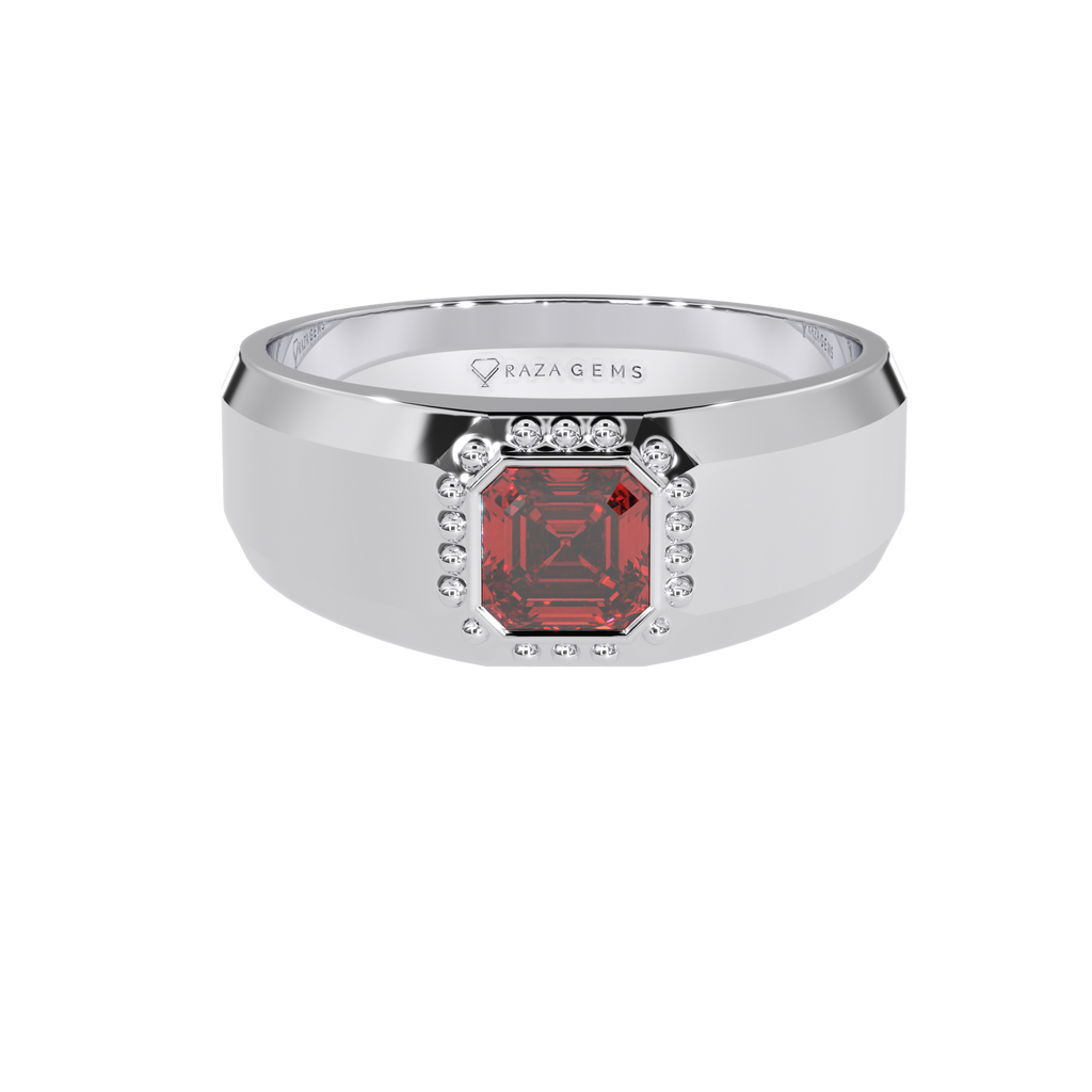 Hessonite Garnet  Ring  BehzAd Silver
