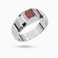 Hessonite Garnet  Ring  BehzAd Silver