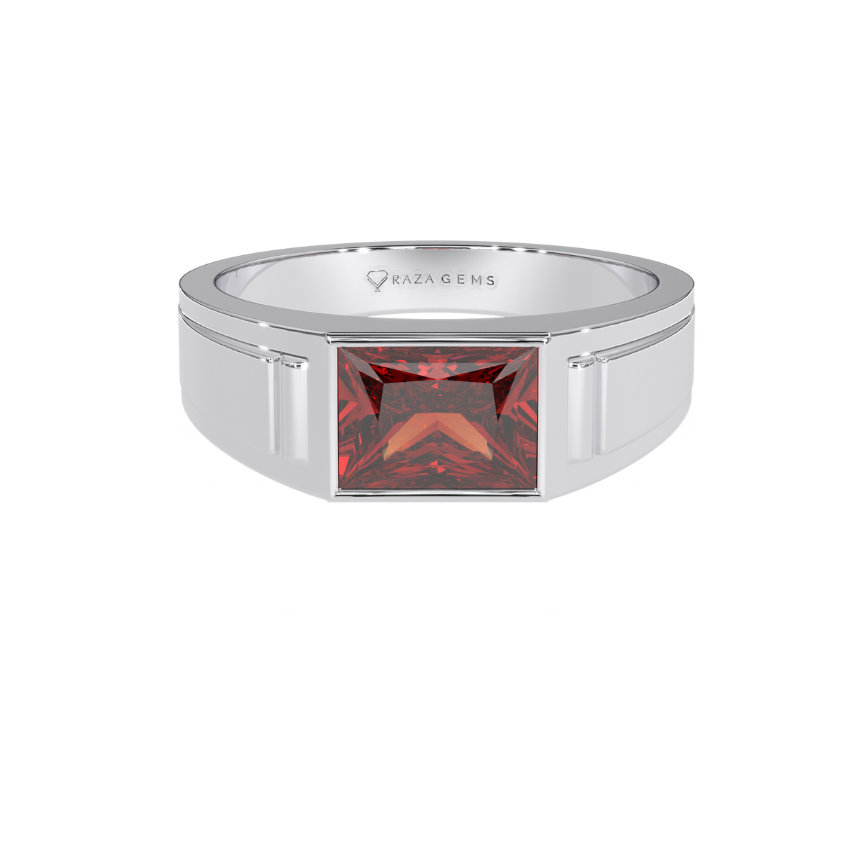 Hessonite HeerAd Ring Habib Silver