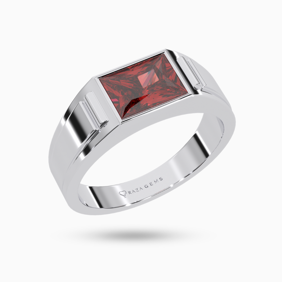 Hessonite HeerAd Ring Habib Silver