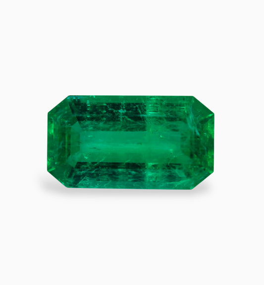 Natural Zambian Emerald Stone 2.89 Carats Size 12.32x6.90x4.19mm