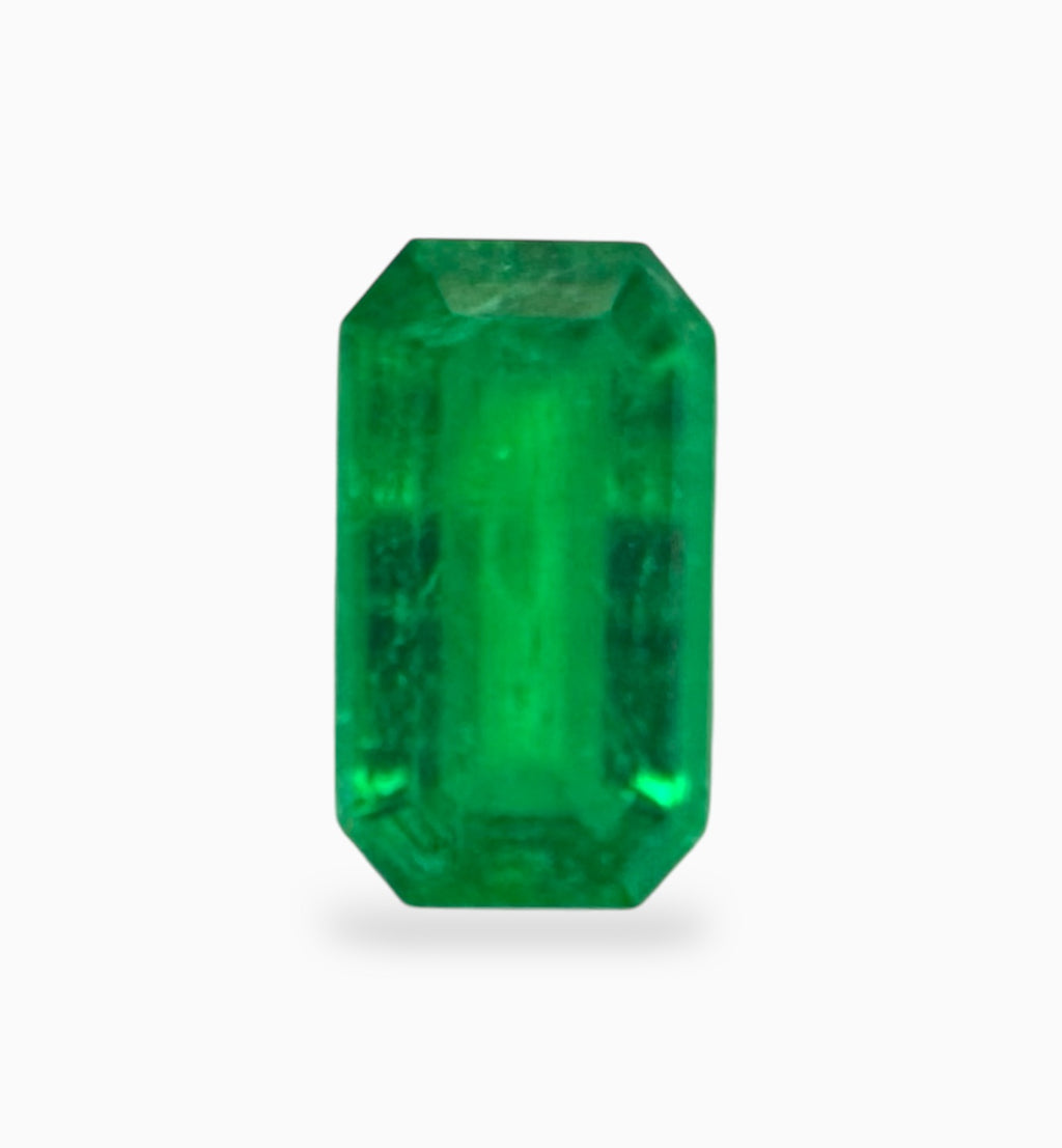 Natural Zambian Emerald Stone 2.89 Carats Size 12.32x6.90x4.19mm