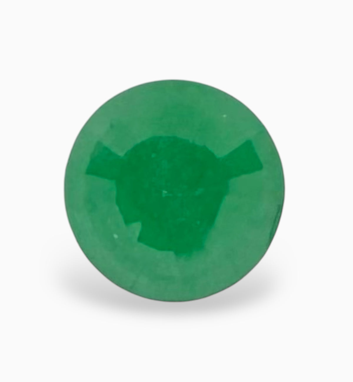 Natural Zambian Emerald Stone Round Shape 0.56 Carats 5.1x5.1mm