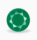 Natural Zambian Emerald Stone Round Shape 0.54 Carats 5.1x5.1mm