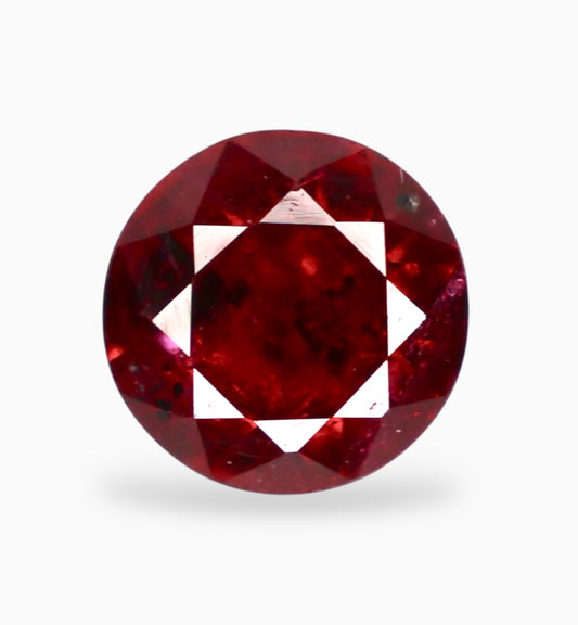 Natural ruby Stone 0.13 Carats Round Shape 3.2x3.2mm