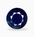 Natural Blue Sapphire Precious Stone 3.31 Carats Round Shape 8x8mm