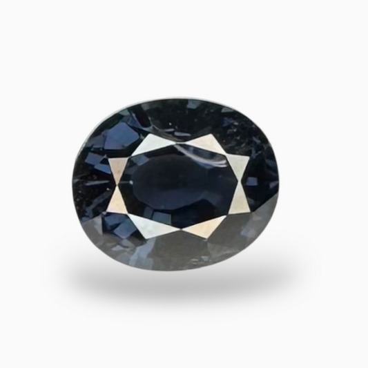 Natural Blue Spinel Stone 1.01 Carats Oval Cut (6.5x5.5mm)