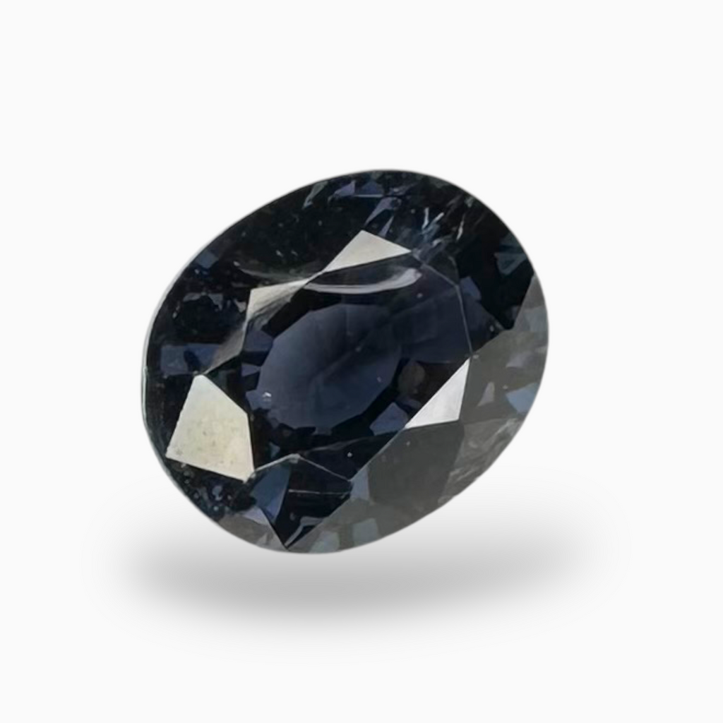 Natural Blue Spinel Stone 1.01 Carats Oval Cut (6.5x5.5mm)