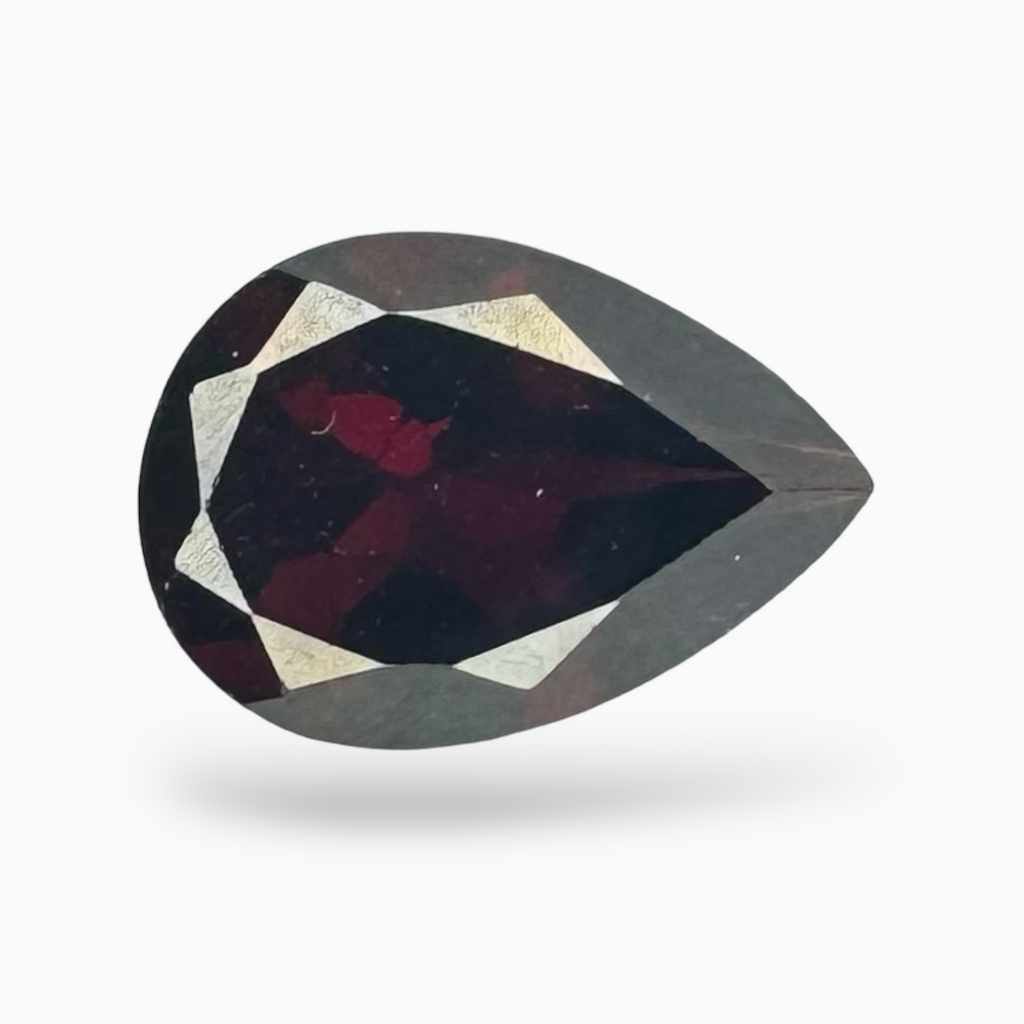 Natural Red Almandine Garnet Pear Shape (Pyrope) 8.50 Carats Stone 17X10 mm