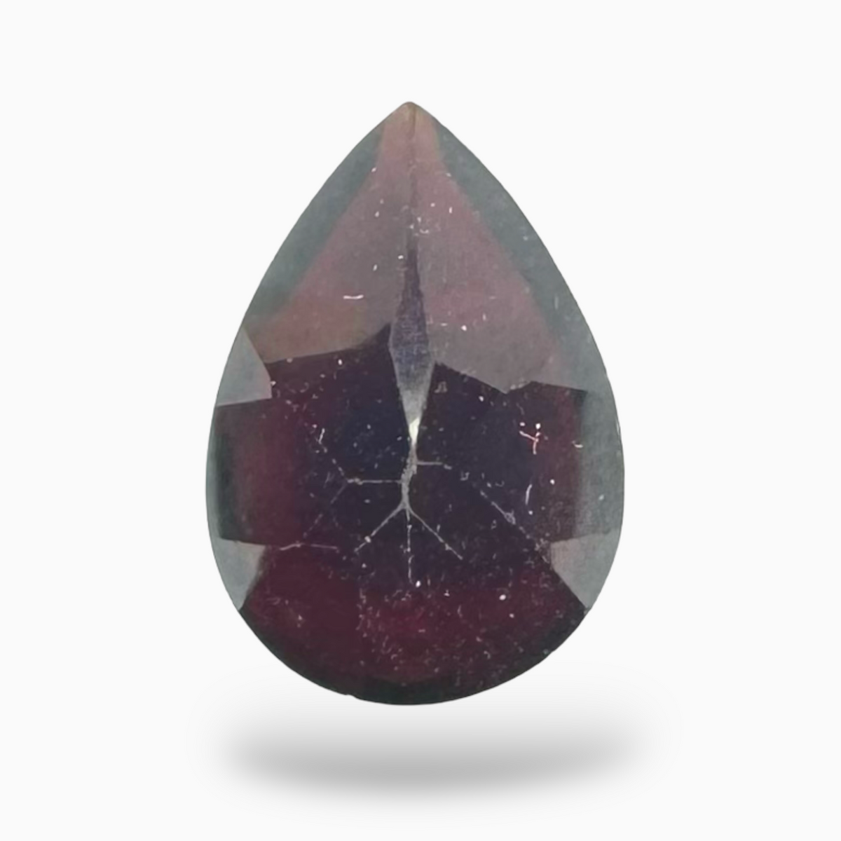 Natural Dark Red Almandine Garnet Pear Shape (Pyrope) 5.60 Carats 10X7mm