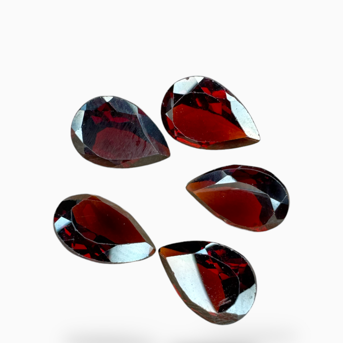 Natural Dark Red Almandine Garnet Pear Shape (Pyrope) 5.60 Carats 10X7mm
