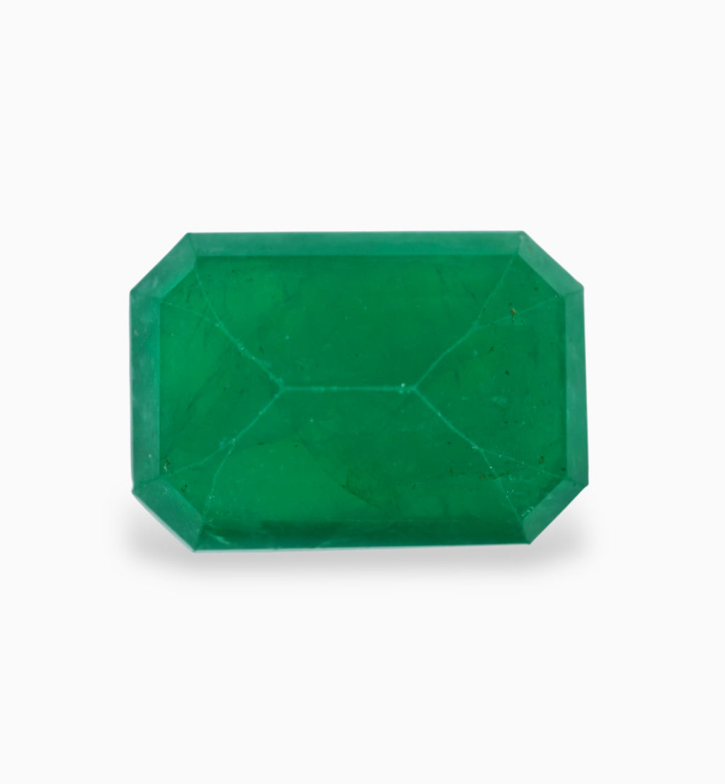 Natural Zambian Emerald Stone 12.58 Carats 17.5x12.2mm