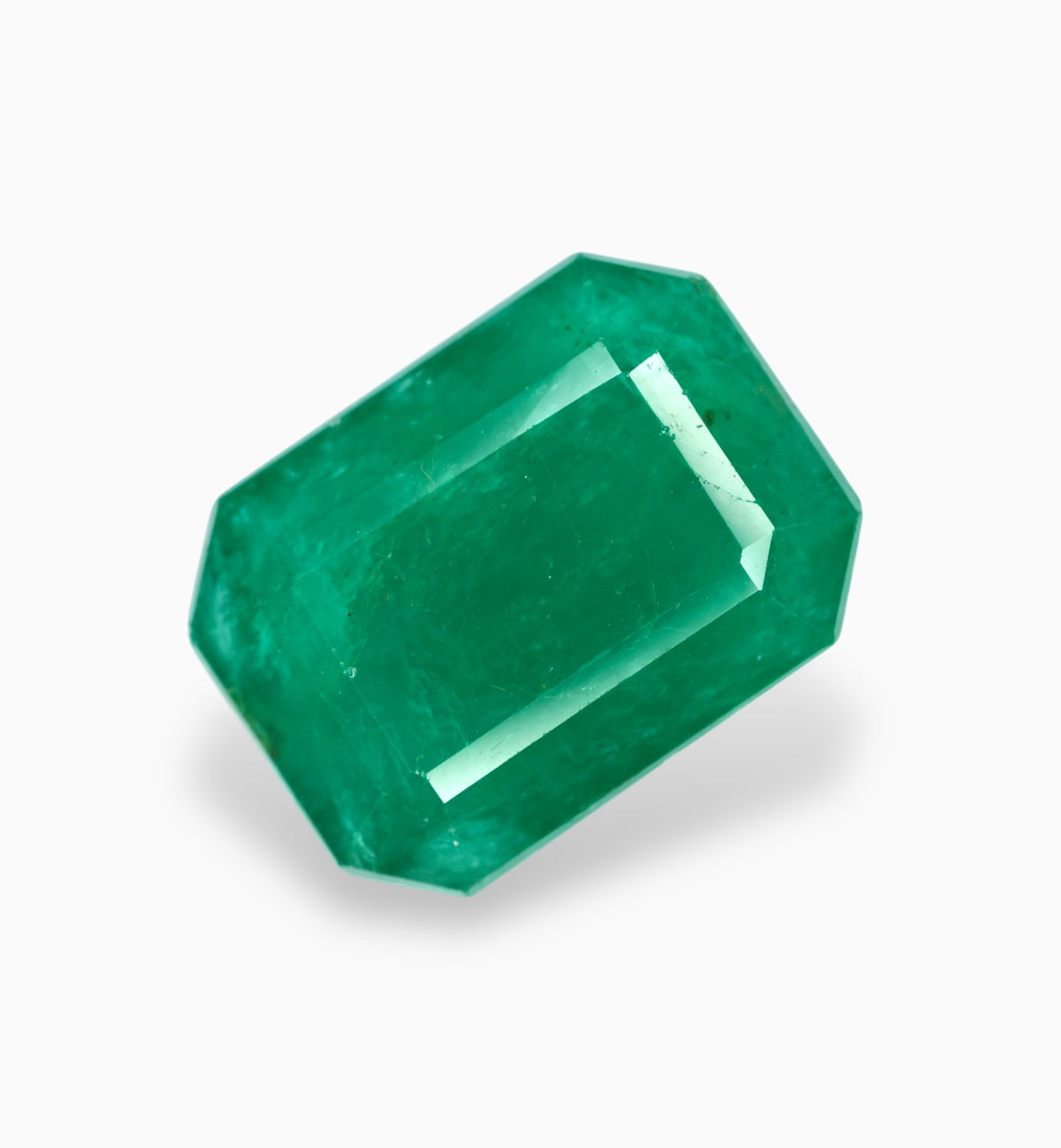 Natural Zambian Emerald Stone 11.23 Carats 16.5x12.2mm