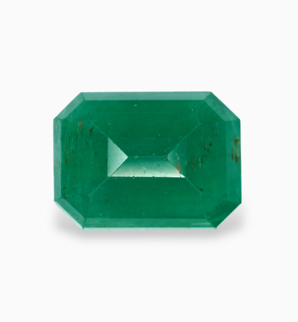 Natural Zambian Emerald Stone 11.23 Carats 16.5x12.2mm