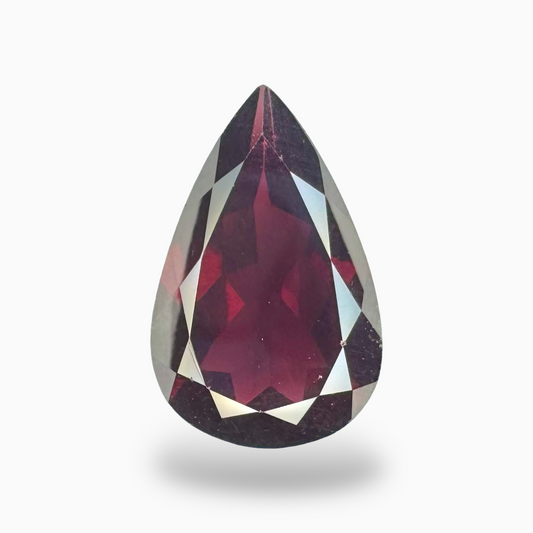 Almandine Red Garnet Natural 9.94 Carats Pear Shape (Pyrope) 18X12 mm