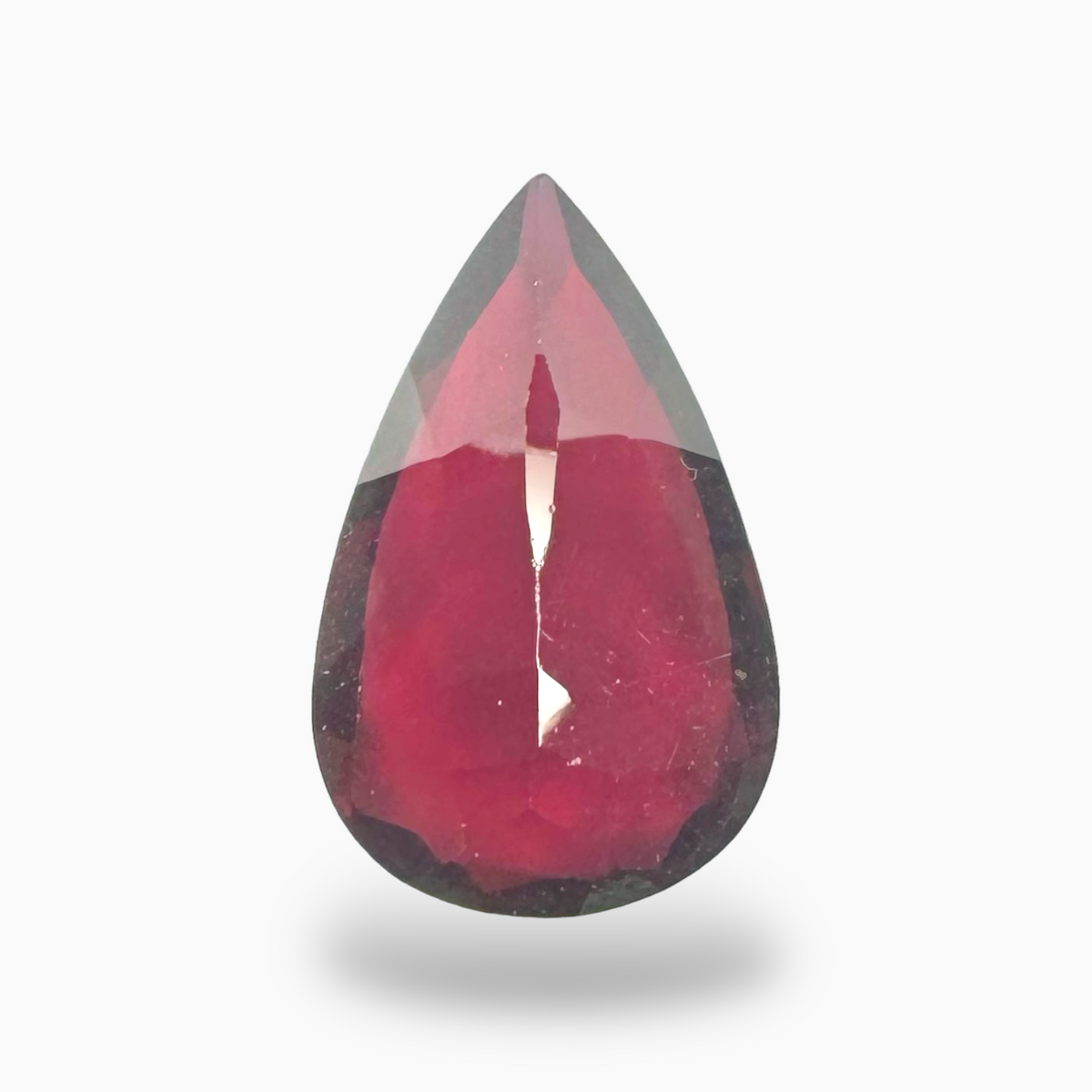 Almandine Red Garnet Natural 9.94 Carats Pear Shape (Pyrope) 18X12 mm