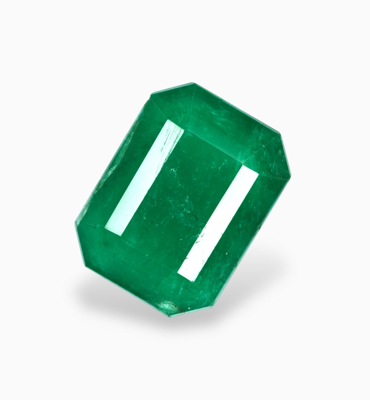 Natural Zambian Emerald Stone 11.70 Carats 16.2x12.3mm