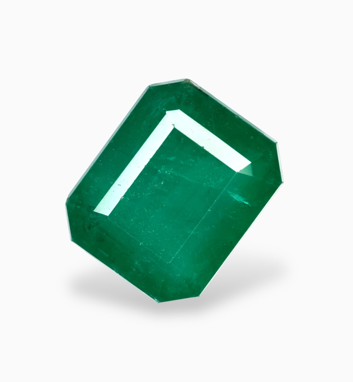Natural Zambian Emerald Stone 10.80 Carats 13.6x11.3mm